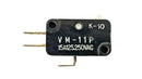 Mulon VM-11P, SPDT ON-(ON) Pin Plunger micro switch 15A @ 125/250V AC
