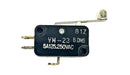 Mulon VM-23BDM5, SPDT ON-(ON) Standard Roller Lever micro switch 5A @ 250V AC