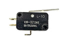 Mulon VM-32DM1, SPDT ON-(ON) Standard Lever micro switch 10A @ 250V AC