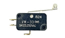 Mulon VM-33DM5, SPDT ON-(ON) Roller Lever micro switch 5A @ 250V AC