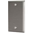 ProCo WP1000 Single-Gang Blank Wall Plate, Stainless