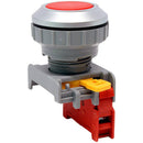 FHPBSW-30-RD , MVO Push Button - 1 Contact (1/C) - 30mm - Red