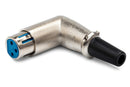 XRR-318F, Hosa Connector, Right-angle XLR3F