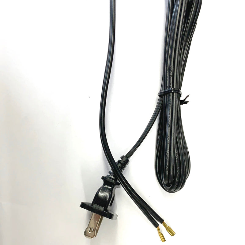 XS130-T Black 6ft Fan Cord w/ .110 Fem Terminals
