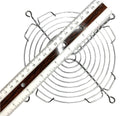 XSG4.7R2, Round Grill for 119mm and 120mm size Box Fans ~ Chrome Wire