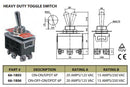 66-1805, CES DPDT 20A On/On Toggle Switch
