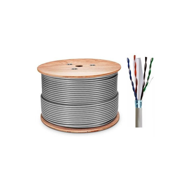 6A04URGY2ETL, Wavenet Cat 6A Grey 10GB 750mhz  23awg/4PR CMR 1000ft