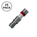 FS59BNCUF-25PK, F-Conn Industries Universal RG59 Wall Insert BNC Jack 25 Pack