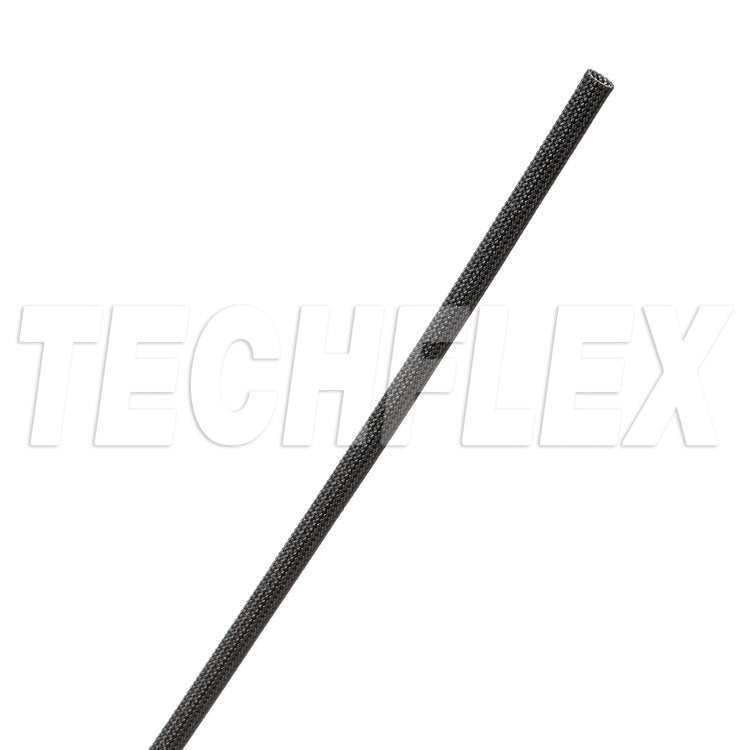 FGLG.10BK-250, Techflex Hi-Temp Flexible Fiberglass Sleeving 1200�F 10AWG Black .102" 250' Roll