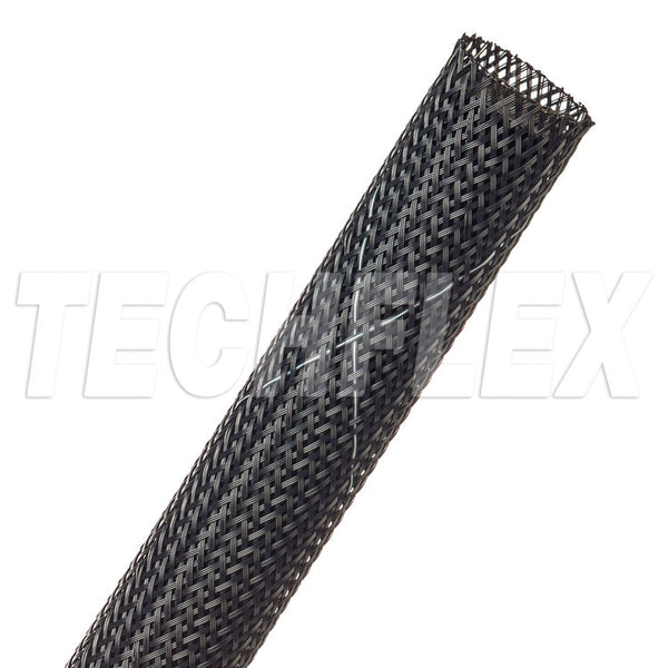 FRN0.75TB-BY FT Flexo® Flame Retardant - 3/4" - Black w/ White Tracer,