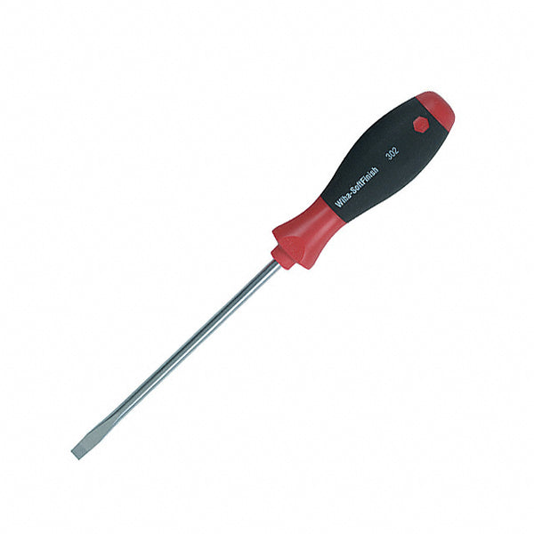 30210, Wiha   3.5 x 100mm Slotted Screwdriver with Soft Finish Handle