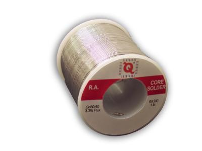 50-30023 60/40, 23AWG, .025", 1LBRA300 Rosin Core Solder, Philmore Qualitek