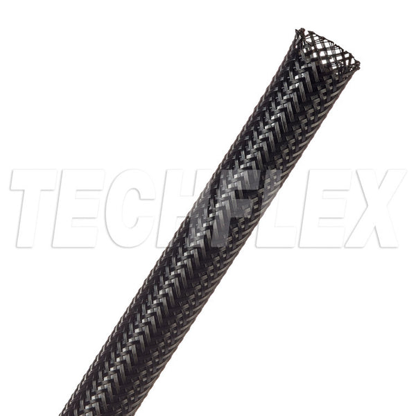 PTN0.38BK-125FT Flexo® PET - 3/8" (9.53mm) Expandable Sleeving, 125ft, Black