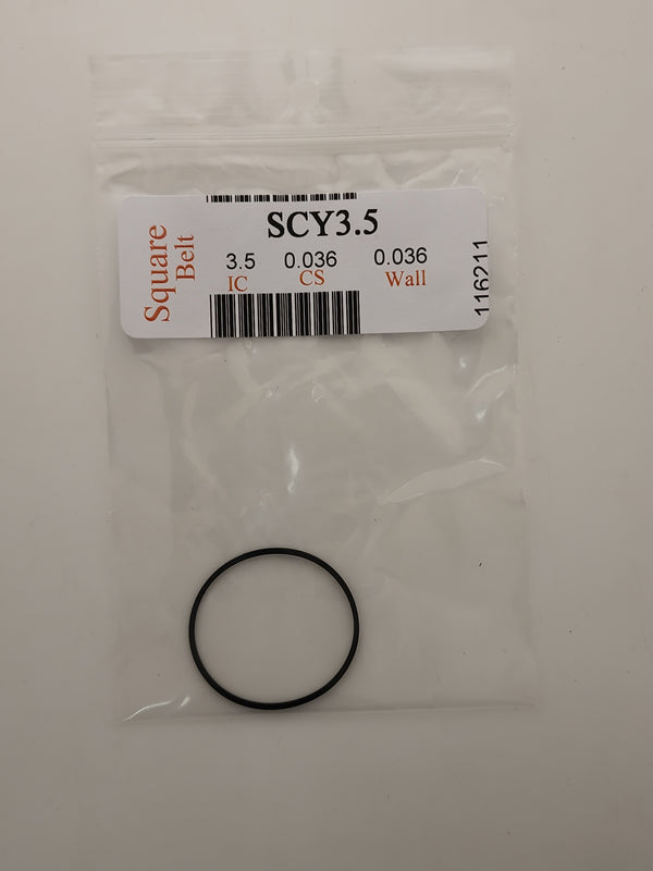 PRB SCY 3.5 Square Cut Belt for VCR, Cassette, CD Drive or DVD Drive SCY3.5