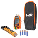 RT250KIT, Klein Premium Dual-Range NCVT and GFCI Receptacle Tester Electrical Test Kit