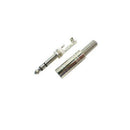 524WSB, MVO 1/4" Shielded Stereo Plug w/ Strain Relief - 3 Conductor