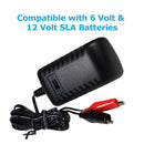 D1724 UPG 6/12vdc Battery Charger, Multipurpose Charger Power Bank for Charging Boats Motorcycles ATVs Riding Mowers, Car Battery Charger