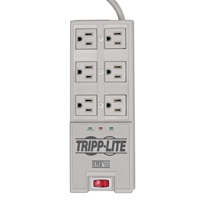 TR-6 Tripp Lite - 6-Outlet Surge Protector, 6 ft. (1.83 m) Cord, 2420 Joules