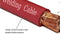 290135 4/0AWGWELD-RD-100 FT 4/0 Gauge RED High Flex 600V 105C Welding Cable