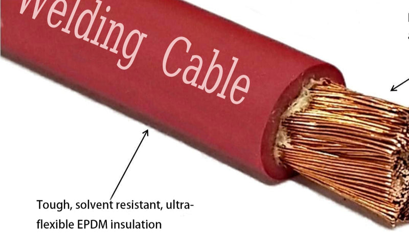 4/0AWGWELD-RD-FT 4/0 Gauge RED High Flex 600V 105C Welding Cable Sold PER FOOT