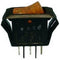 Philmore 30-390 SPST ON-OFF, 110V Lighted Amber Rocker Switch 15A @ 125V AC