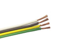 10' 4 Conductor 14 Gauge Heavy Duty Flat Trailer Wire 10 Foot Length ~ 4C 14AWG