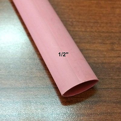 4' CYG CD-DWT3X 1/2" RED 3:1 Adhesive Lined Waterproof Heat Shrink 4 Foot Length - MarVac Electronics