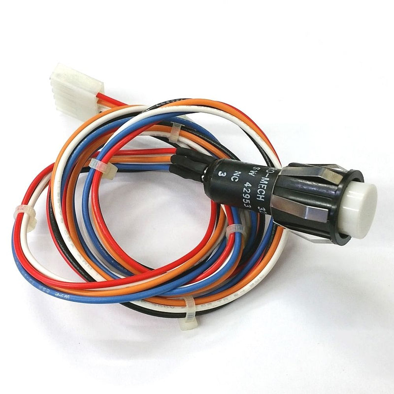 Electro-Mech 07150-SW42953 SPDT ON-(ON) Round 12V Lighted Pushbutton Switch 2A - MarVac Electronics