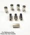 Philmore 10-1130, 6-32 x 1/4" Threaded Brass Hex Spacers - 8 Pack
