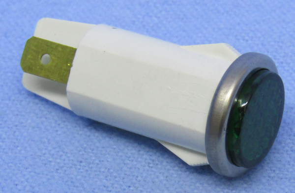 11-2128, Philmore 0.500" GREEN Indicator, 125V AC Neon Lamp