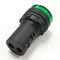 11-2638, Philmore GREEN 1" Inch Round Flat Top LED Indicator Lamp 12-14 Volts DC