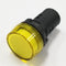 Philmore 11-2642 YELLOW 1" Inch Round Tapered LED Indicator Lamp 12-14 Volts DC
