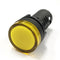 Philmore 11-2652 YELLOW 1" Inch Round Flat Top LED Indicator Lamp 28 Volts DC