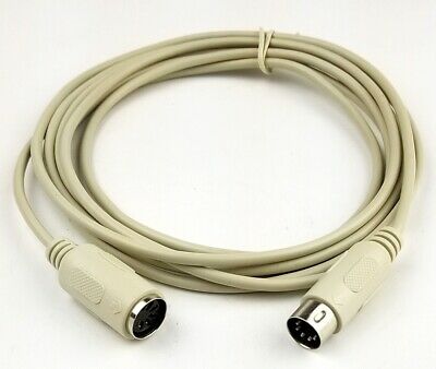 10' 5 Pin DIN, Male to Female Keyboard or MIDI Audio Patch Cable, 10 Foot