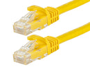 14 Foot YELLOW CAT6 Ethernet Patch Cable with Snagless Flexboot Ends MV11258