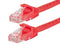 25 Foot RED CAT6 Ethernet Patch Cable with Snagless Flexboot Ends MV11296