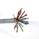 10' 19 Pair 24 Gauge Stranded Shielded Cable 10 Foot Length ~ 24AWG 19 Pair - MarVac Electronics