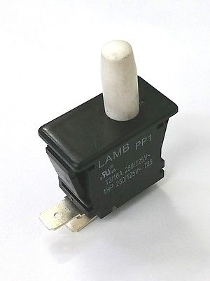 PP1-EB7-1A2 SPDT ON-(ON) Push Button Door Switch 16A @ 125V AC - MarVac Electronics
