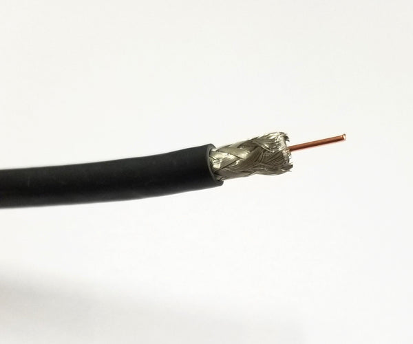 25' Belden 1694A RG-6/U Type Low Loss Serial Digital Coax Cable, 25 Foot Black
