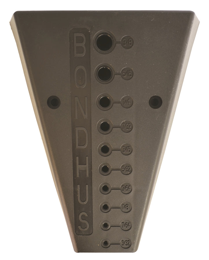 Bondhus 13190, 10 Piece Inch Hexdriver/Balldriver Set (3/32" to 3/8") w/Stand