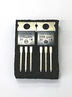Lot of 2 IRF International Rectifier IRFZ34N 29A, 55V N Channel Power Mosfet - MarVac Electronics
