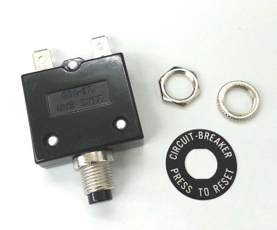 25 Amp Pushbutton Circuit Breaker~ Zing Ear ZE-700-25 25A - MarVac Electronics