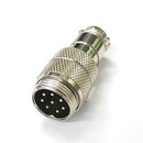 8 Pin Male In-Line CB Mic or Ham Radio Microphone Connector - MarVac Electronics