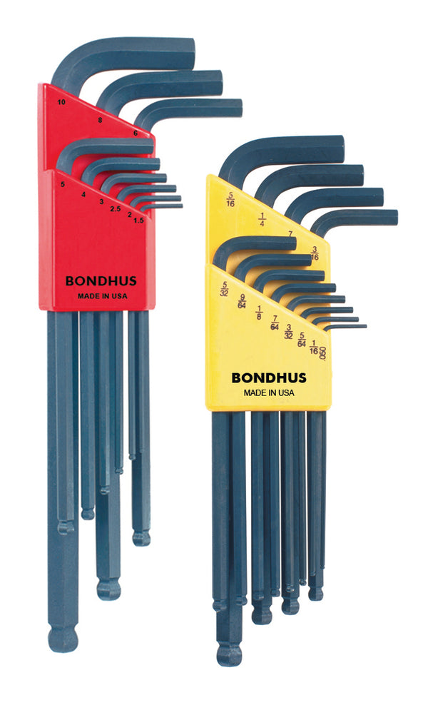 Bondhus 20196 (BLX21) Double Pack, Inch & Metric Balldriver Hex Key Sets