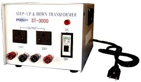 Philmore # ST3000, 3000 Watt Step Up / Step Down Transformer, 110V AC/220V AC