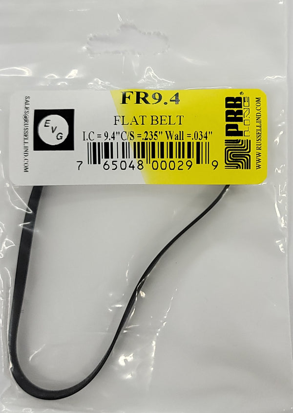 PRB FR 9.4 Flat Belt for VCR, Cassette, CD Drive or DVD Drive FR9.4