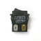 Marquardt 1551 SPST ON-OFF Black Rocker Switch w/ Low Flange 16A 250V AC, 28V DC - MarVac Electronics
