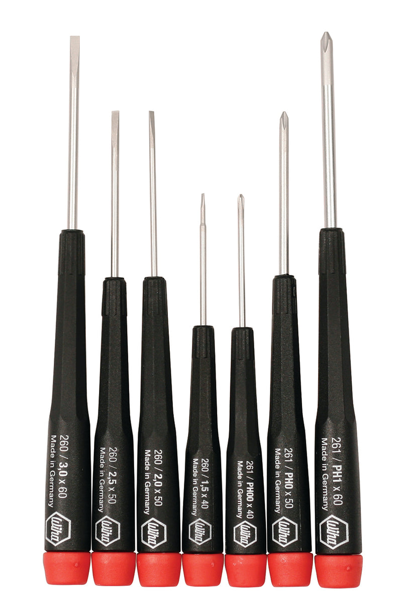 Wiha Tools 7PC SLOT PHILIPS PRECISION SET 26190