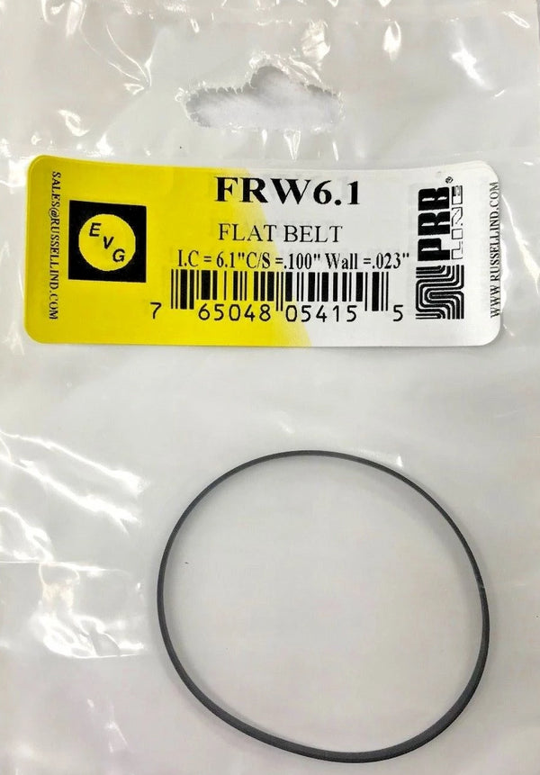 PRB FRW 6.1 Flat Belt for VCR, Cassette, CD Drive or DVD Drive FRW6.1