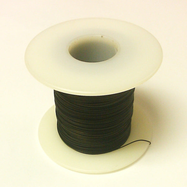 500' Page 24AWG BLACK KYNAR Insulated Wire Wrap Wire 500 Foot Roll ~ Made In USA